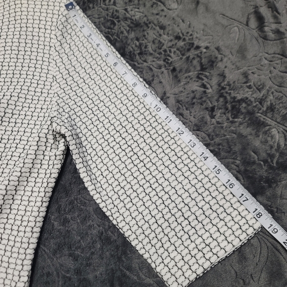 Ming Wang Knit Blazer Jacket Cardigan Women's Size XL NWOT Black/White - Picture 13 of 16